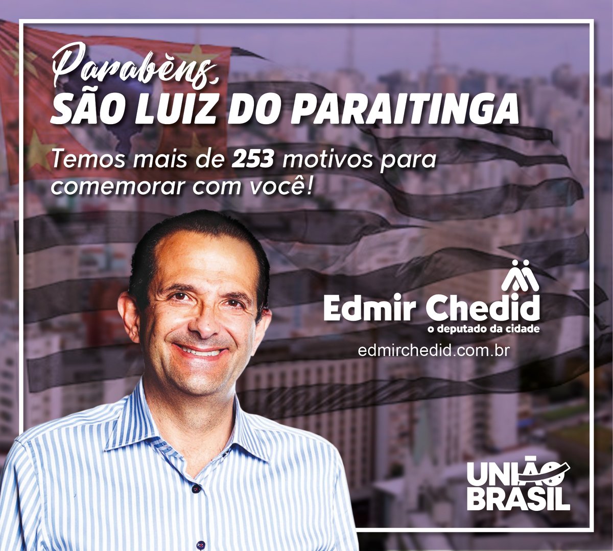 EdmirChedid's tweet photo. Hoje celebramos o aniversário de São Luiz do Paraitinga! O município, que é um verdadeiro patrimônio nacional, é exemplo de resiliência e carrega em sua história a tradição e a autêntica cultura paulista! Parabéns!!!
#EdmirChedid #Alesp #Atuação #UniãoBrasil44 #Paraitinga https://t.co/irMnF7GxDr