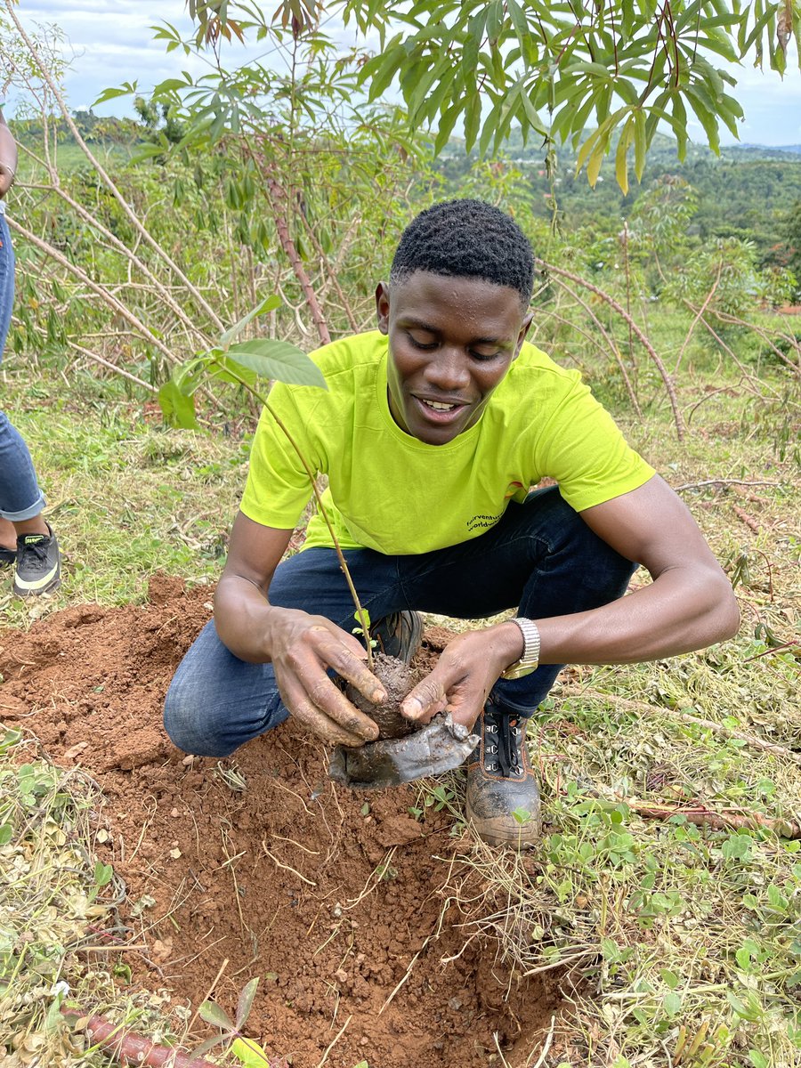 Despite contributing the least to greenhouse gas emissions. 

African youth are on frontline taking drastic actions in order to fight global warming that has a very huge impact on their future.🌳🌳 #ClimateAction