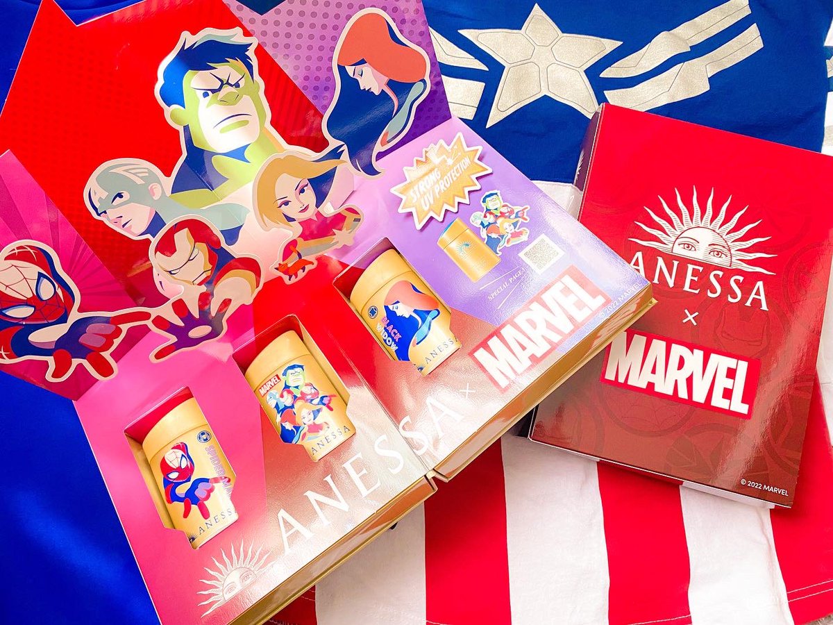 anessa_official )様から発売中の MARVEL×ANESSAの日焼け止め