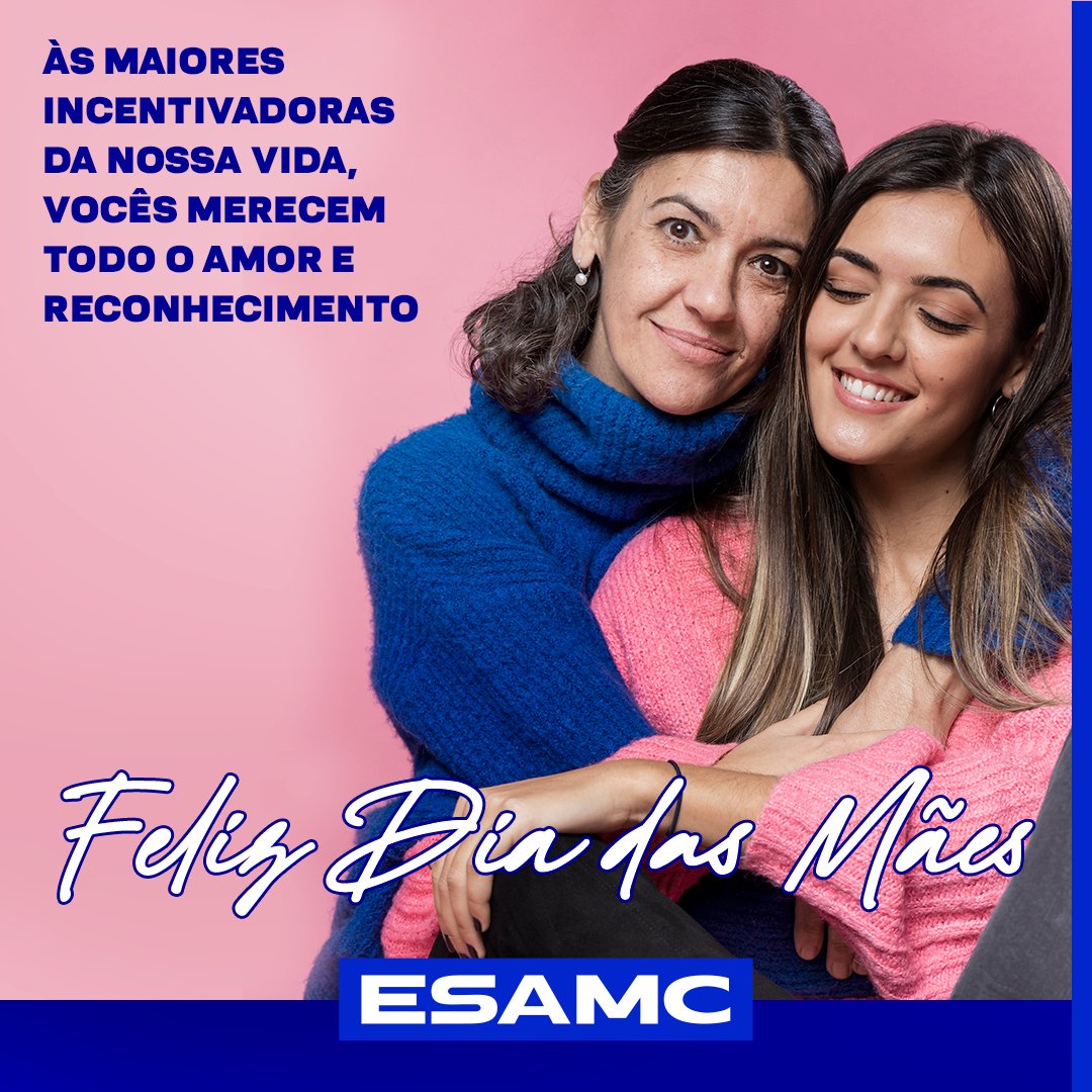 esamcoficial's tweet photo. Ela foi o suporte em seus primeiros passos para que você seguisse sozinho e escolhesse seus caminhos com cautela e sabedoria. Hoje, ela observa com orgulho quão longe você chegou!
São elas… as M��es! ❤🌹
#ESAMC #VemPraESAMC #DNAESAMC #DiaDasMães https://t.co/W9slIkK1D3