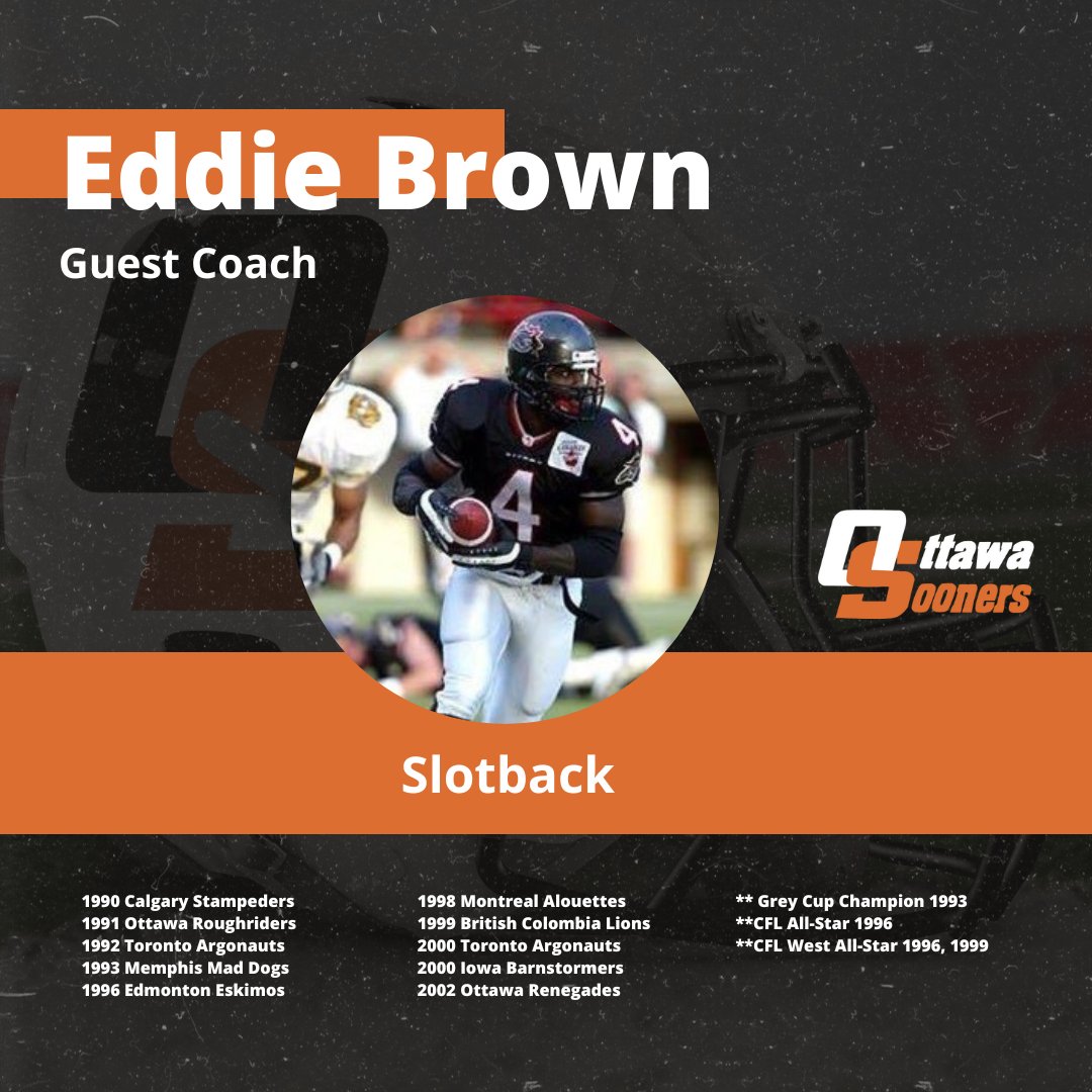 Ottawa_Sooners's tweet photo. CFL GUEST COACHES
Skills Training
MONDAY MAY 9th
Calling out all Wide Receivers, Defensive Backs, Running Backs & Quarterbacks
You don’t want to miss this.
Sponsored by Power Muscle & Fitness, Home of the Ottawa Sooners
#SoonerStrength #ottawasooners #cfl #redblacks https://t.co/YWiNqprON2