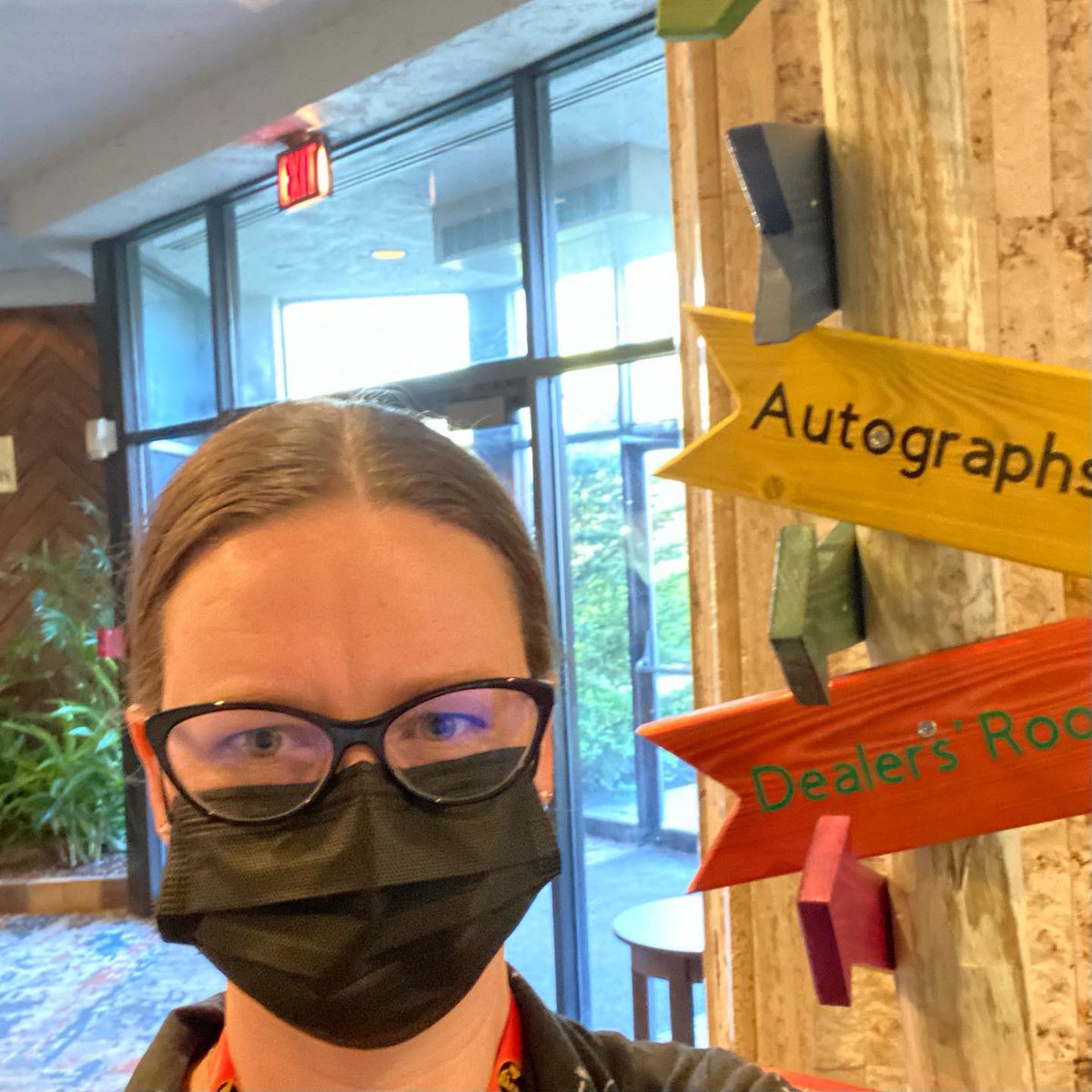 JoellePresby's tweet photo. Proof of Life #MarCon #ConventionDayThree. I’ve achieved vertical and coffee.
If you are awake and available, stop by the Capital Room at 10am for the Fan Knit-In. I’ll be working a #100Hats project for #missiontoseafarers and #TheRoyalManticoranNavy. #BaenBooks #tRMN https://t.co/2vtDjC9QpK