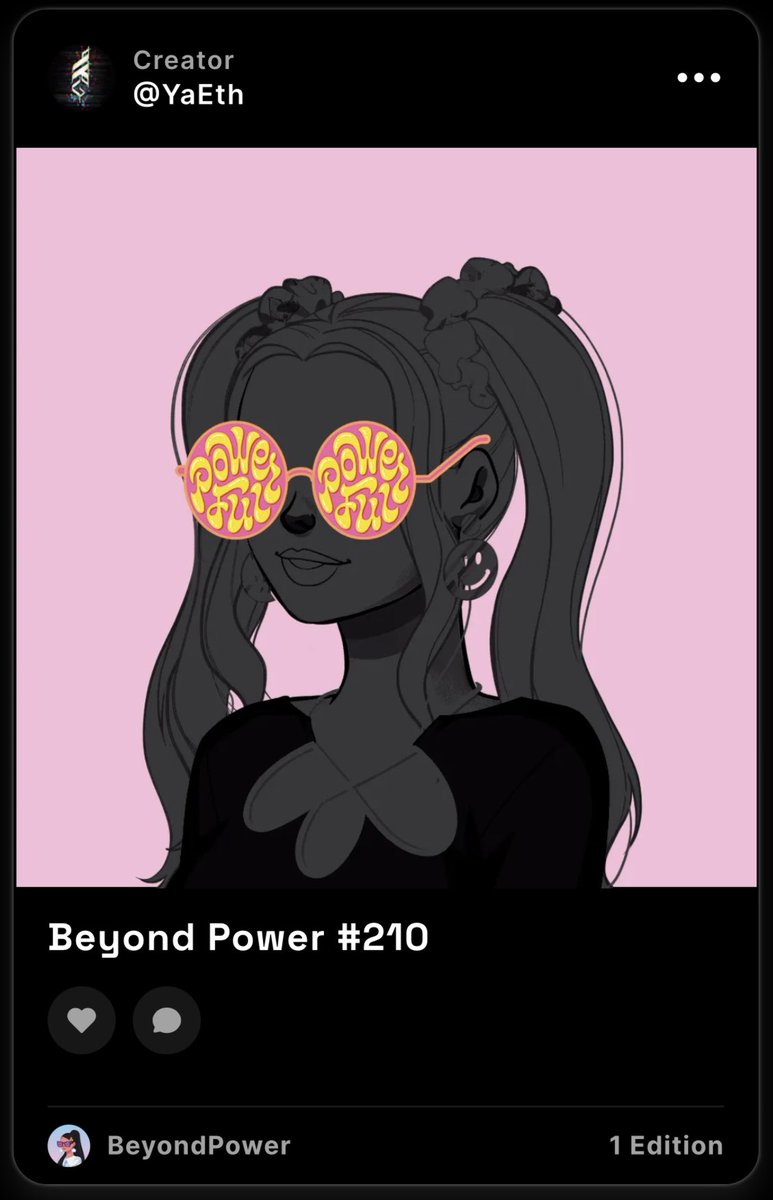MxMyA_'s tweet photo. gm fam,

I‘m happy to be a part of this great community @BeyondPowerNFT 

Join forces and come along. A great roadmap waiting ahead for the future of web3 jobs.

#beyondpower #NFTCommuntiy #Mintingnow https://t.co/osSf0C7vj4