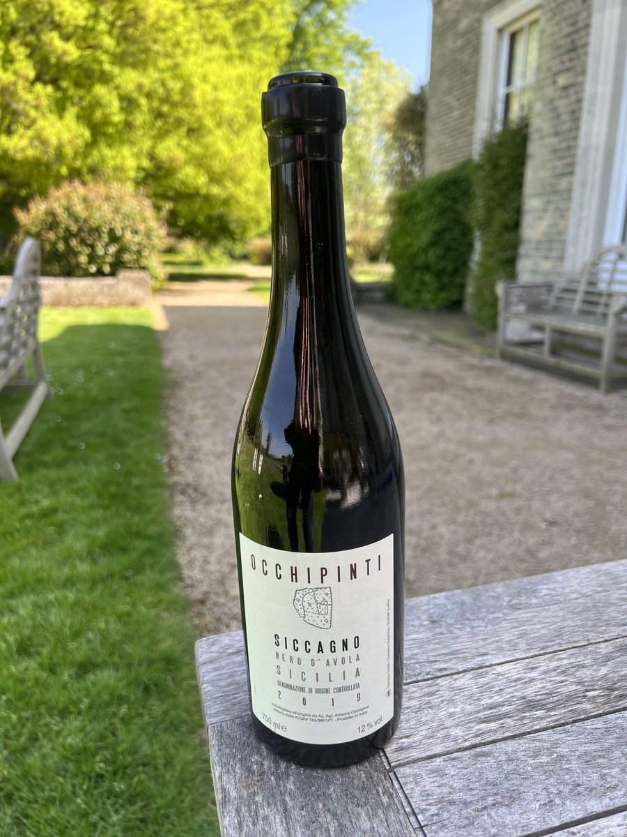 cspencer1508's tweet photo. Thanks to Stanley Tucci’s wonderful TV series #searchingforitaly I have been tracking down some of the mouthwatering treats he has been showcasing. Pleased to report this Sicilian wine is every bit as good as it looked on his show…. #stanleytucci #occhipinti #sicilia https://t.co/rM0YYIdIdl