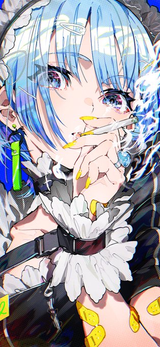 「女の子 くわえタバコ」のTwitter画像/イラスト(人気順)