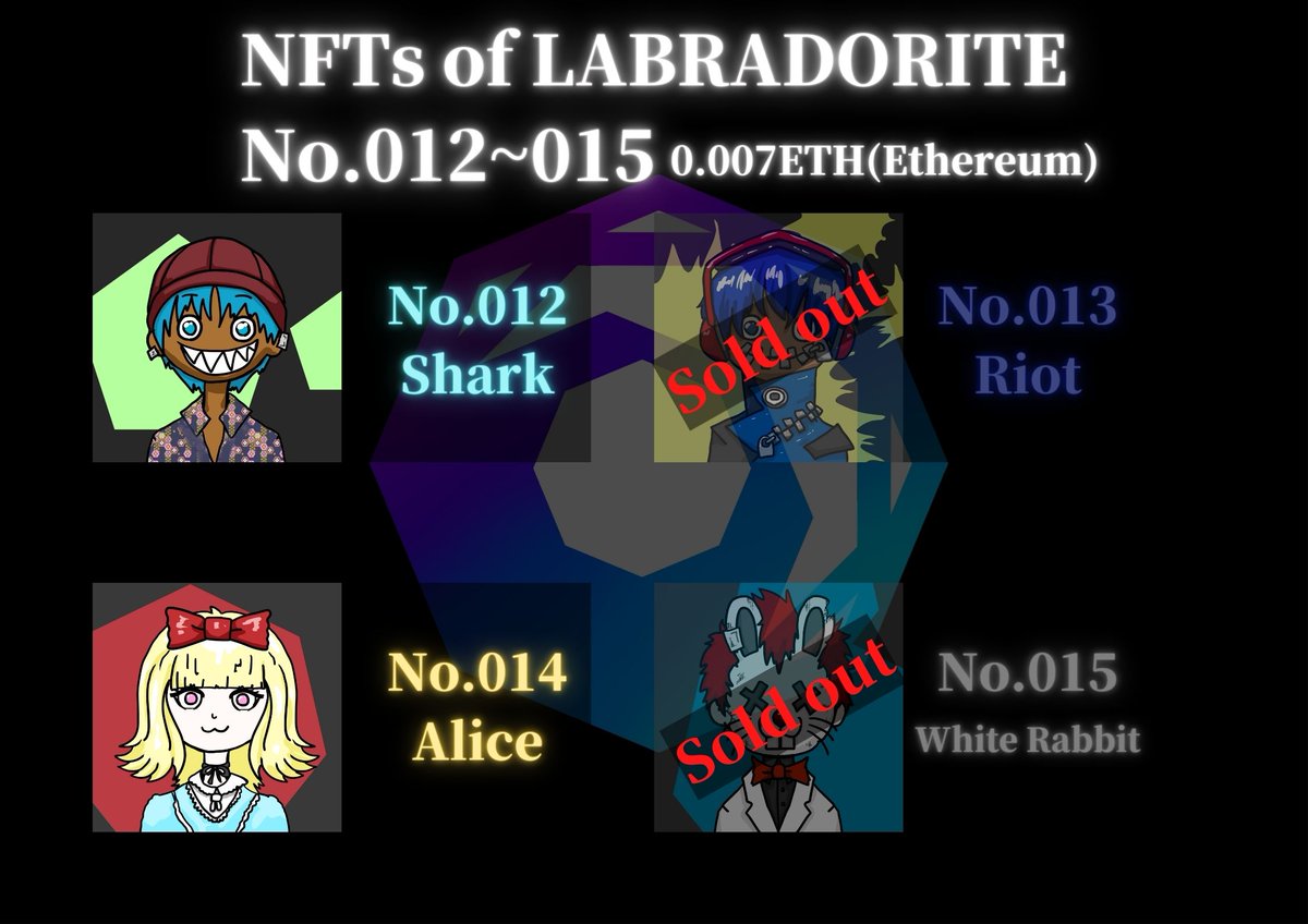 Our NFT project.
"Secret Society LABRADORITE!!!"

This project is to create a secret society in the #NFT world!!!

The NFT is a member of the organization😈

Click here for the market👇
opensea.io/collection/sec…

Drop your #NFT 👇♻️💜