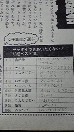 きらいなベストもあった 