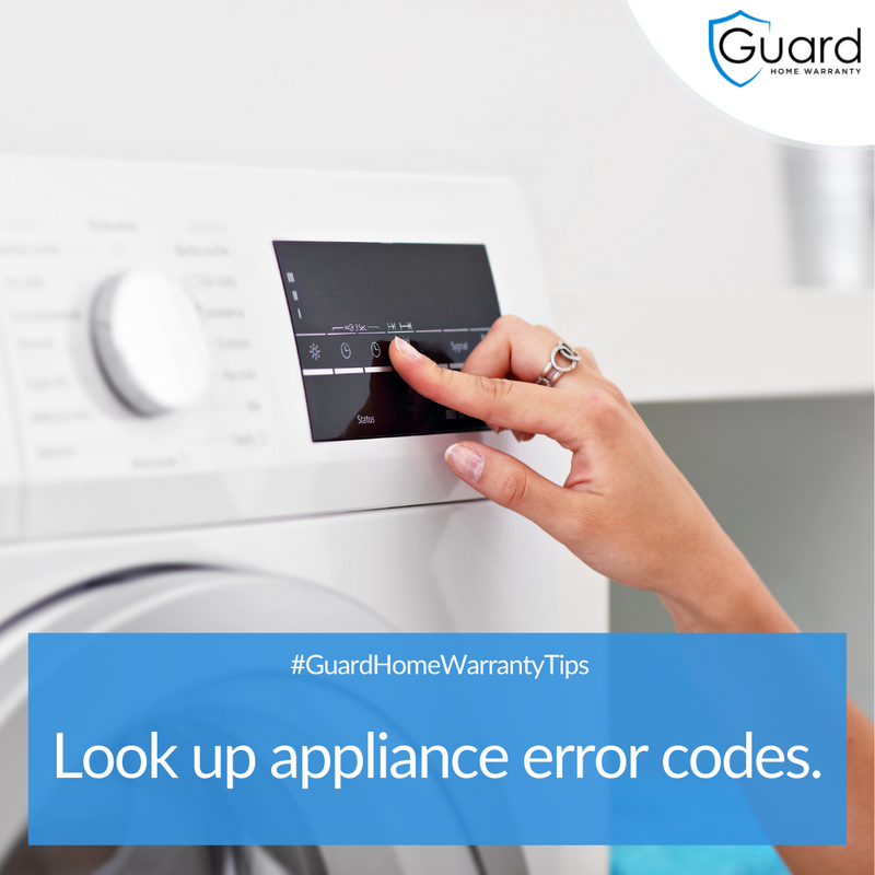 GuardHomeWarr's tweet image. 💻 Thanks to the internet, it's easier to look up error codes than ever before. And more appliances have them, from microwaves and ovens to washing machines and dishwashers.
#GuardHomeWarranty #ApplianceCode #ErrorCodes #ApplianceRepairTIps
