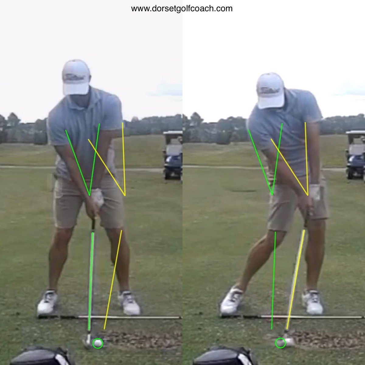 elsdongolf's tweet photo. Adam Scott - Address vs Impact. #golf https://t.co/Zov4ZHUGWb