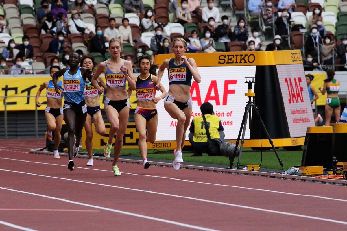 goldengrandprix's tweet photo. 【#セイコーGGP】
◆女子1500m決勝
1位🥇#ジョージア・グリフィス（オーストラリア）4分06秒04
2位🥈#エレノア・フルトン（アメリカ）4分06秒35
3位🥉#ヘレン・エカラレ・ロブン（ケニア）4分07秒19

#TBS で生中継🎉

⏬当日券は⚠️会場では販売しておりません⚠️（16:30まで）
https://t.co/DLIk2bMWoV https://t.co/pi5fvCMCmF