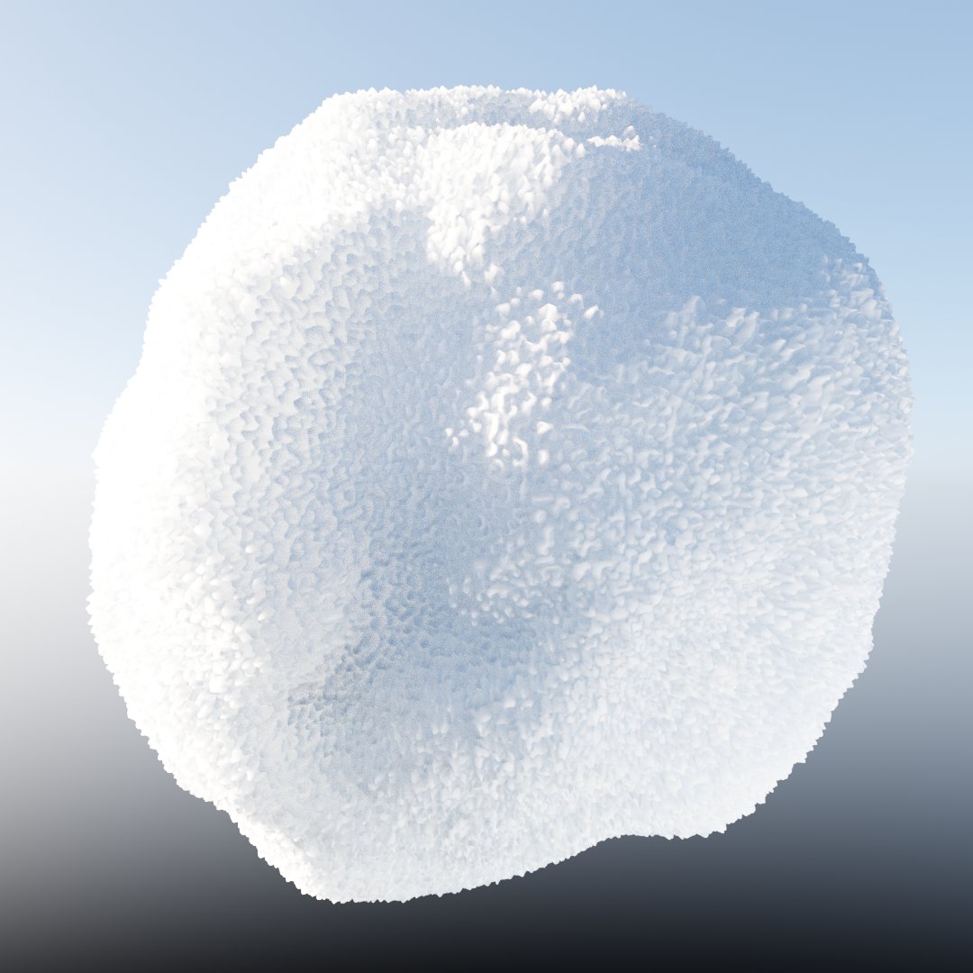dustbocks's tweet photo. この雪のシェーダーチュートリアルやったんだけど、最後のColorRampノードって必要なのかな？
説明では「そのままだとキラキラしすぎてるからコントラストを調節するために必要」って言ってるみたいだけど、見た目全然変わってない気がする…
https://t.co/0EnH13feCp
#blender初心者 #blender https://t.co/Z2Kc5C1dab