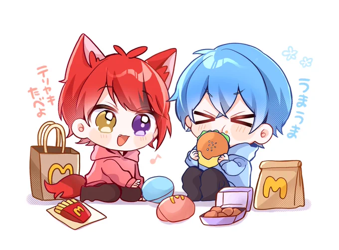 ころりーぬマックもぐもぐ配信ありがとうございました!💙❤️まったりお話も沢山聞けてとっても楽しかったです!おつぷり❕✨
#ころんくん #りいぬぎゃらりー #すとぷり24h 