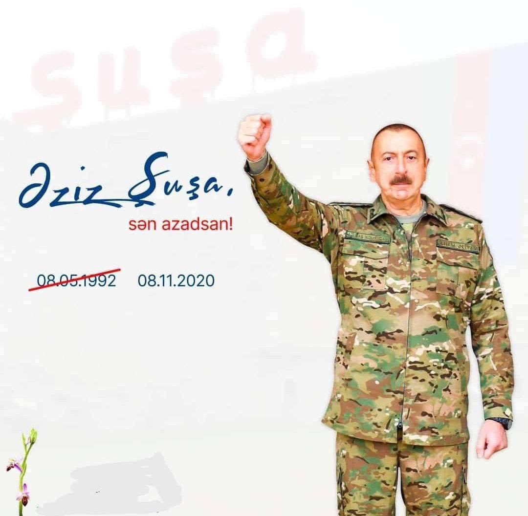 VuqarAliyevDGK's tweet photo. Əziz Şuşa sən azadsan! 🇦🇿 https://t.co/a0zR9j6JEZ