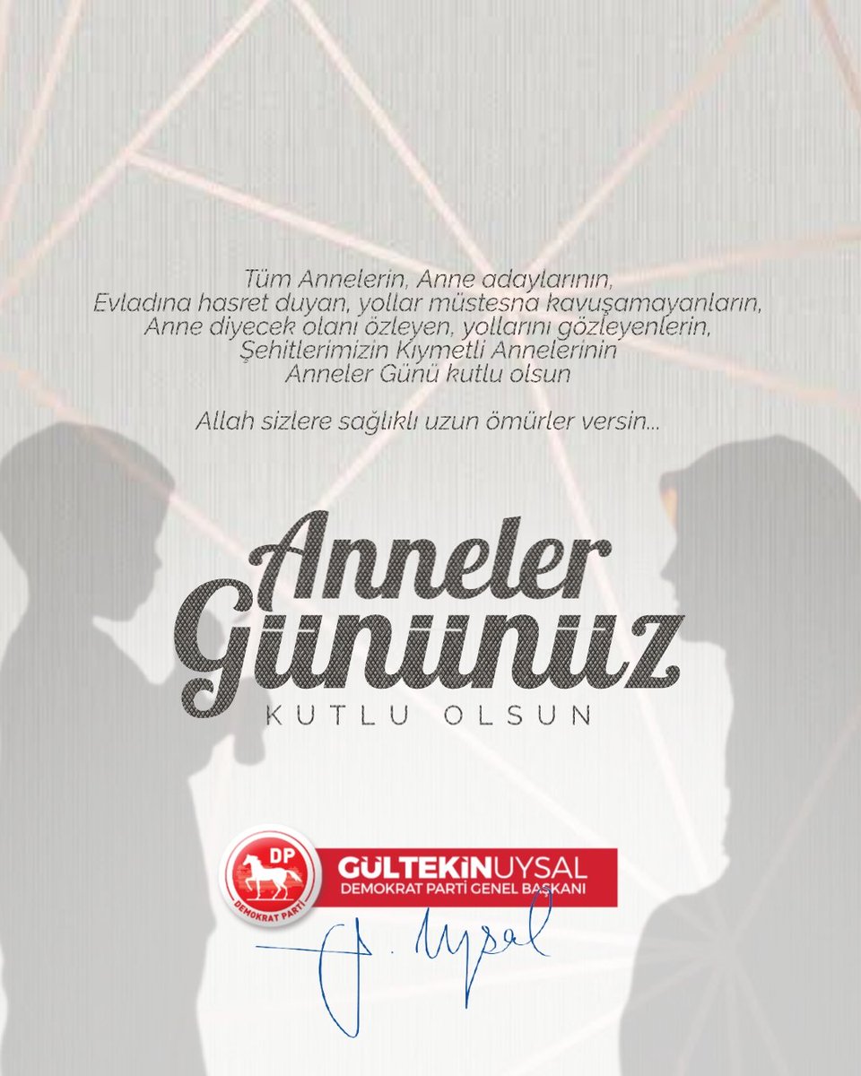 DpGultekinUysal's tweet photo. "Annelerde kırık kalpleri yapıştıran, sihirli bir tutkal vardır."
Mucizedir anneler...

Başta Şehit Anneleri olmak üzere tüm annelerin, anne adaylarının #annelergunu kutlu olsun. https://t.co/wg6g0M8riV