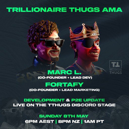 Trillionaire Thugs NFT tweet media