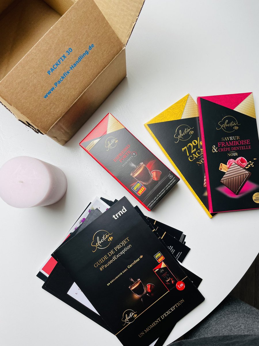 bonmatipaula's tweet photo. Ambassadrice Carrefour Sélection de chez @CarrefourFrance 
Carrefour Sélection offre une large gamme de produits exclusifs et raffinés  à consommer au quotidien à prix accessible ✨🍫☕️
#NotrePausedException #CarrefourSelection #PausedException https://t.co/4EcbBOLKkC