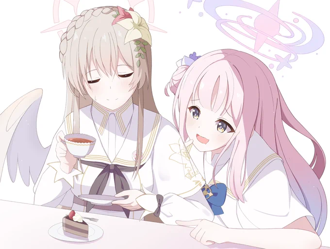 ミカ様たち
#聖園ミカ生誕祭2022 #ブルアカ 