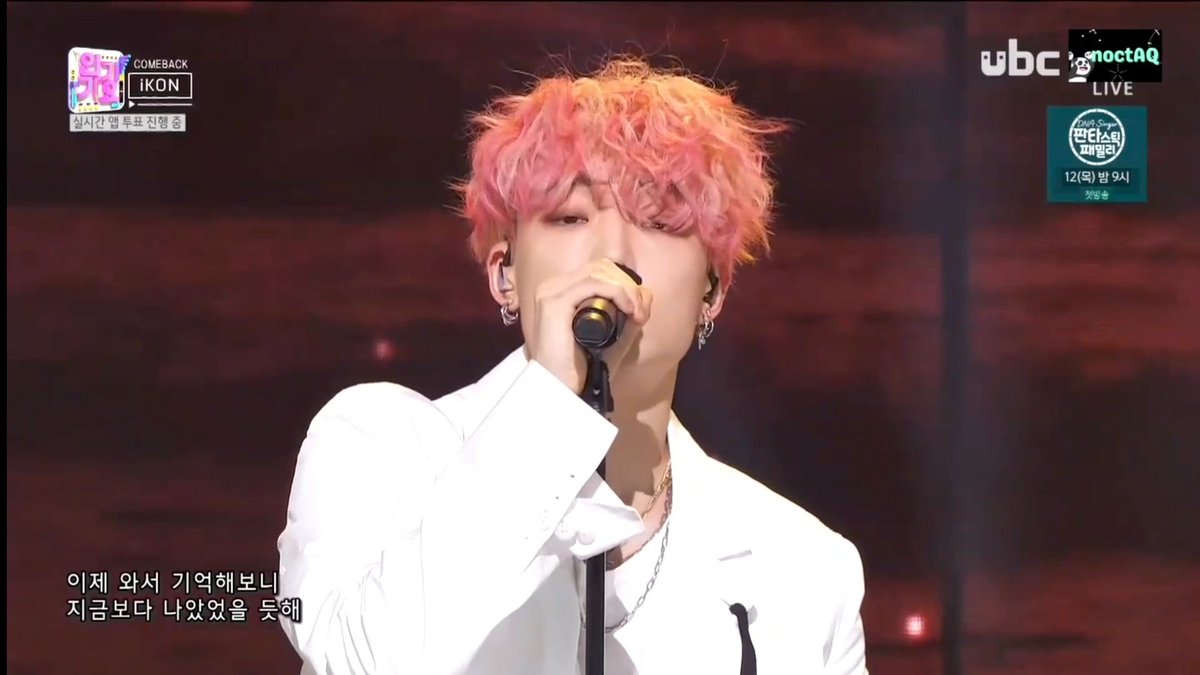 BOBBYL00KS's tweet photo. NAME bobby on #iKONonINKIGAYO https://t.co/K66lSdSYZ2