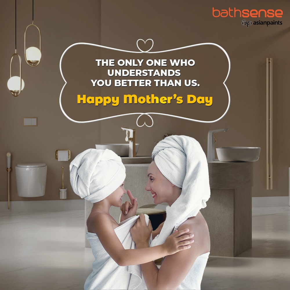 bathsense's tweet photo. Let's Celebrate and honour motherhood. Happy Mother's Day to all the amazing moms out there.
.
.
#bathsense #asianpaints #happymothersday #mothersday2022 #luxurylifestyle #bathroominspiration https://t.co/vNp74xBWq2