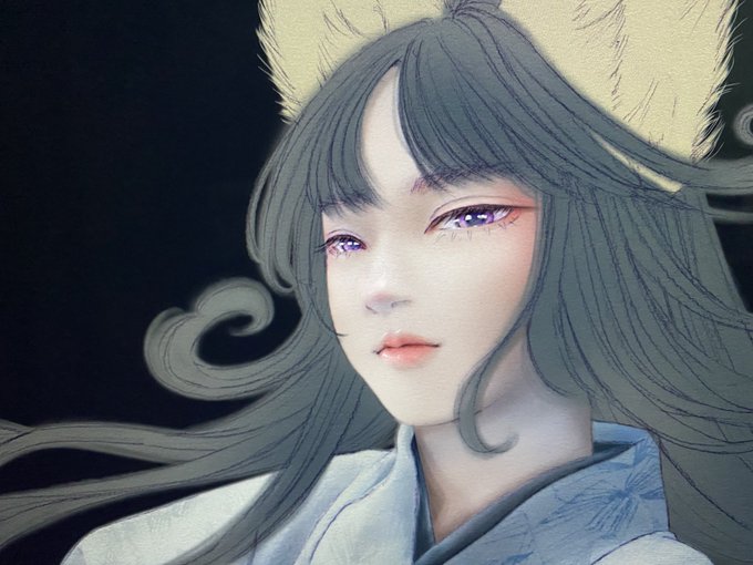 着物のtwitterイラスト作品