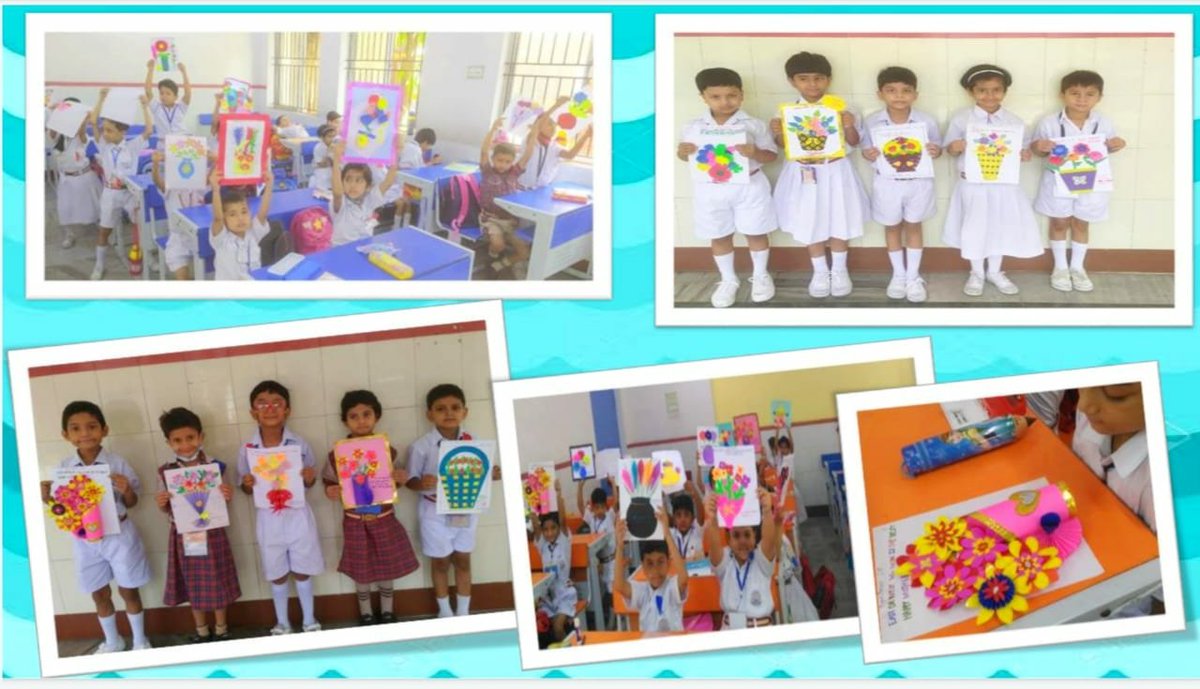 DAVMODELDGP's tweet photo. Children of Class I &amp; II came up with different ideas to surprise and thank their mother with their little endeavours with high spirit and merriment." Happy Mother's Day"
#DAVCAE 
#DAVCMC 
#CBSE https://t.co/BSYMqXmURw
