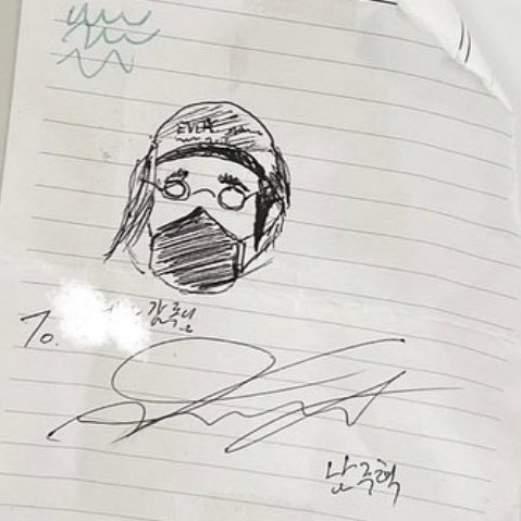 namrifiles's tweet photo. kim taeri and nam joohyuk drawing for director 2521 and her daughter. so cute😘 https://t.co/k41tUQqzFG