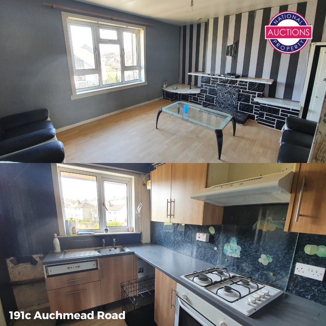 NP_Auctions's tweet photo. Fantastic opportunity to add value to this portfolio of flats in Greenock!

📍 191a, b and c Auchmead Road, #Greenock
🏡 x2 3 bedroom flats (vacant) and x1 3 bedroom maisonette (tenanted)
💷 Guide price: £29,995+ per #property

View more: https://t.co/AwoNb7trg1 https://t.co/nGHsSa410v