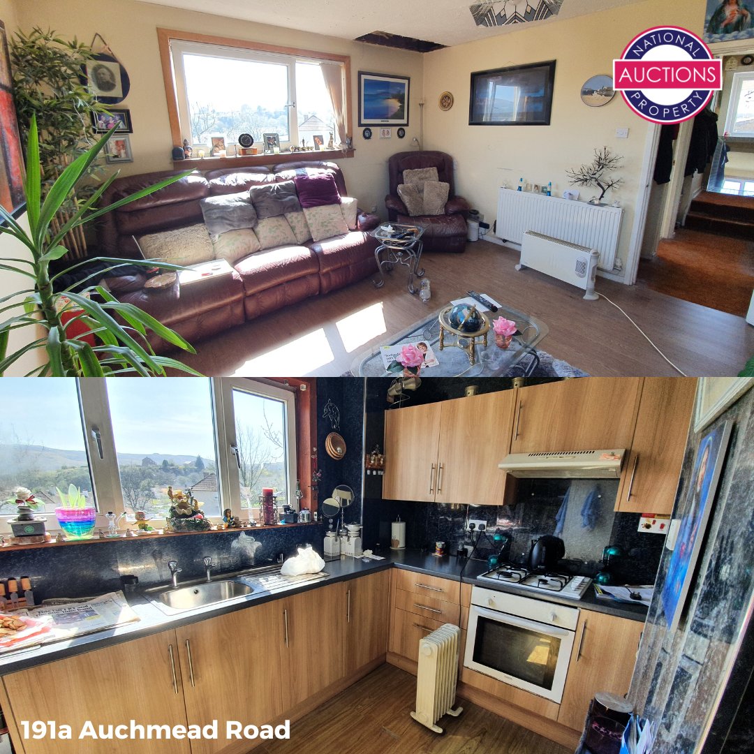 NP_Auctions's tweet photo. Fantastic opportunity to add value to this portfolio of flats in Greenock!

📍 191a, b and c Auchmead Road, #Greenock
🏡 x2 3 bedroom flats (vacant) and x1 3 bedroom maisonette (tenanted)
💷 Guide price: £29,995+ per #property

View more: https://t.co/AwoNb7trg1 https://t.co/nGHsSa410v