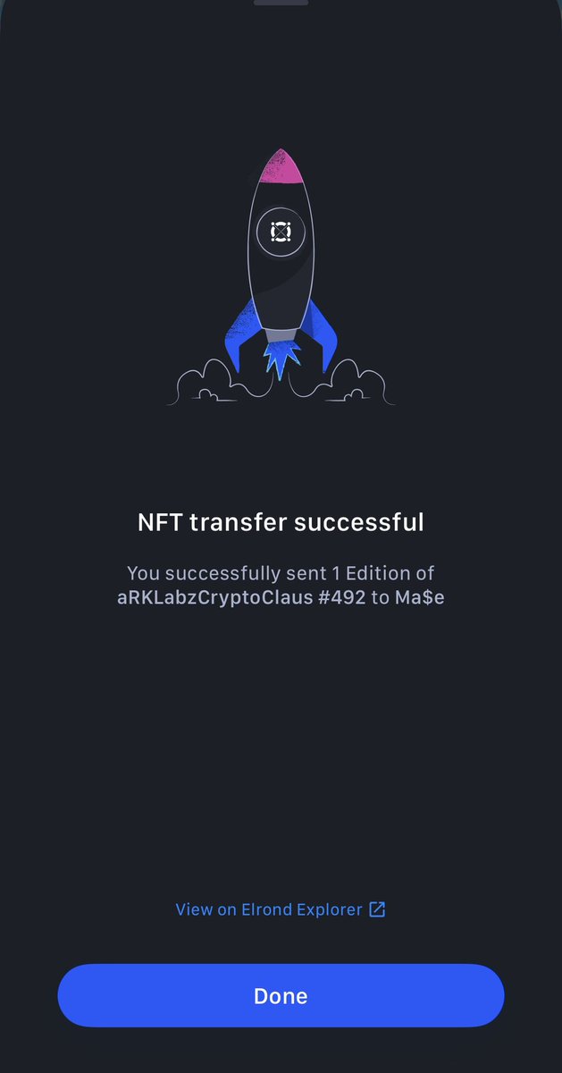 zayzay9nft's tweet photo. I hooked my big brother up with his very own @arklabz ๐
I hope he gets some #cryptoclause magic from it & gets back into buying #ElrondNFTs after losing $EGLD early on in some ๐ฉ rugs
Im pretty sure this will be the only #NFT in his wallet thatโs not a rug โค๏ธ https://t.co/QWwgVLEe9T
