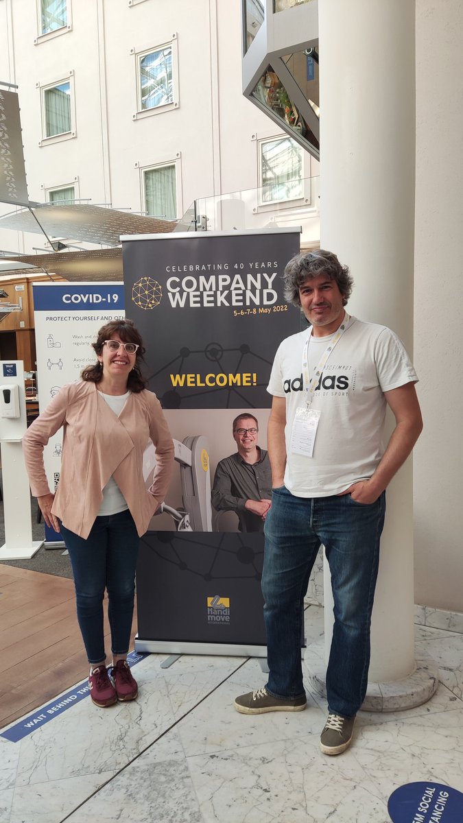 AidMoving's tweet photo. Volvemos hoy de celebrar 40 años de @handimove donde nos han explicado las próximas novedades y hemos pasado 3 días fantásticos en Ninove, Gant y Brujas.
Congratulations!!! https://t.co/jtV7iIXwN8