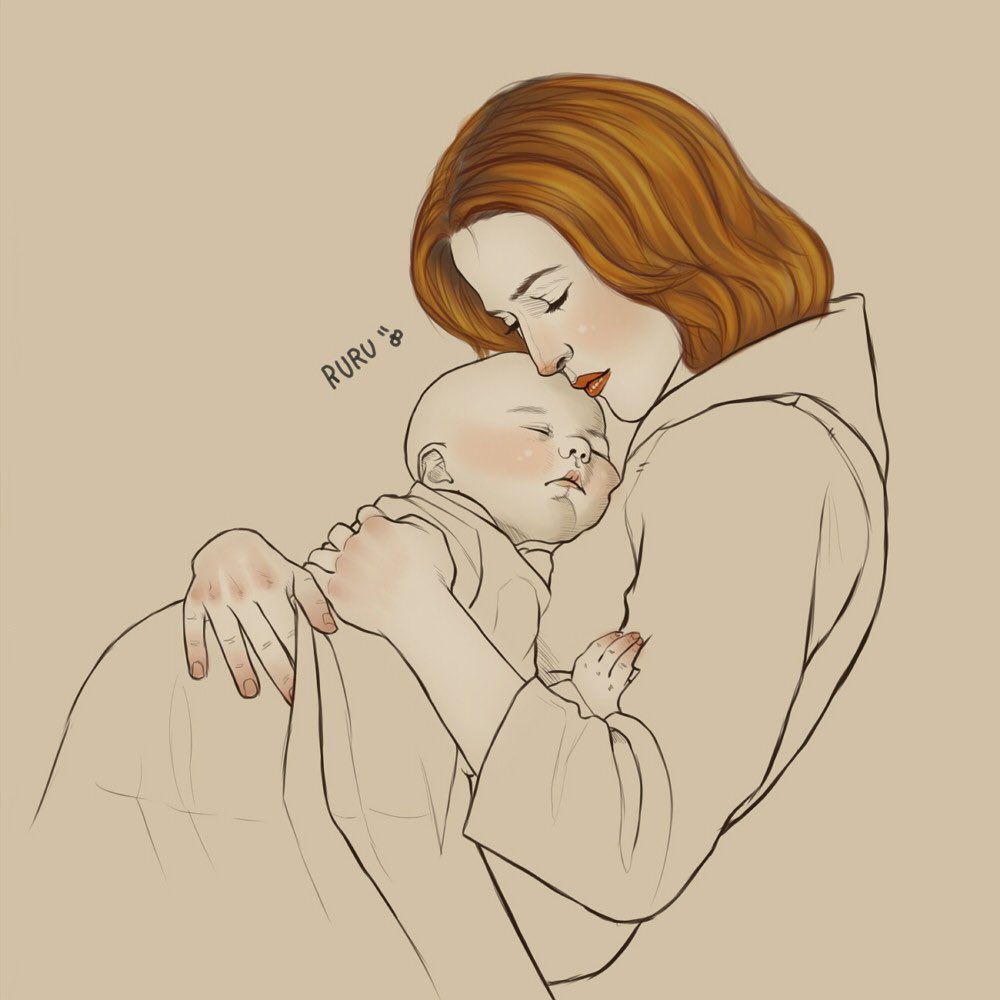gypsychild's tweet photo. Happy Mother's to this mama , my mama and all the mamas ♥️💋💐#scully #mamagillian #TheXFiles #babywilliam #babypiper #babystella https://t.co/AqLDztcRVi