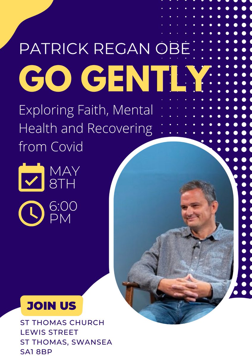Patrick Regan Special Event - mailchi.mp/sts/8thapril22…  Join us this evening at 6pm!