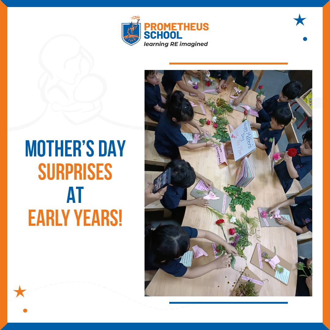 Prometheus_Edu's tweet photo. Our Early Years Students geared up for #MothersDay . They prepared their gifts in advance as part of their 'Friyay' . They prepared this token of appreciation and love for their mothers. 

#playfullearning #playschoolsofDelhiNCR #playschoolNoida #IBschooldelhi https://t.co/Fg553EiRiA