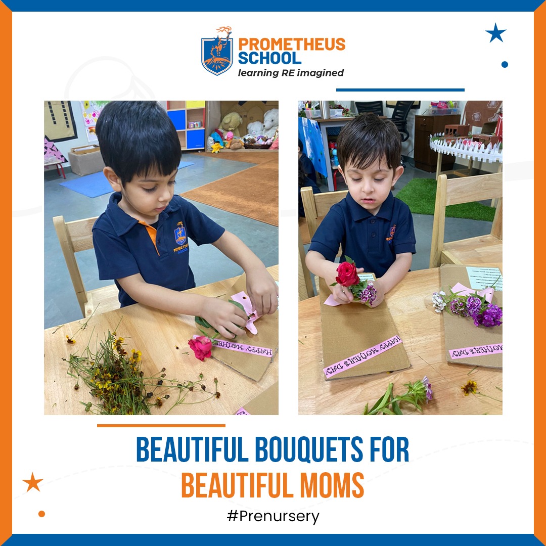Prometheus_Edu's tweet photo. Our Early Years Students geared up for #MothersDay . They prepared their gifts in advance as part of their 'Friyay' . They prepared this token of appreciation and love for their mothers. 

#playfullearning #playschoolsofDelhiNCR #playschoolNoida #IBschooldelhi https://t.co/Fg553EiRiA