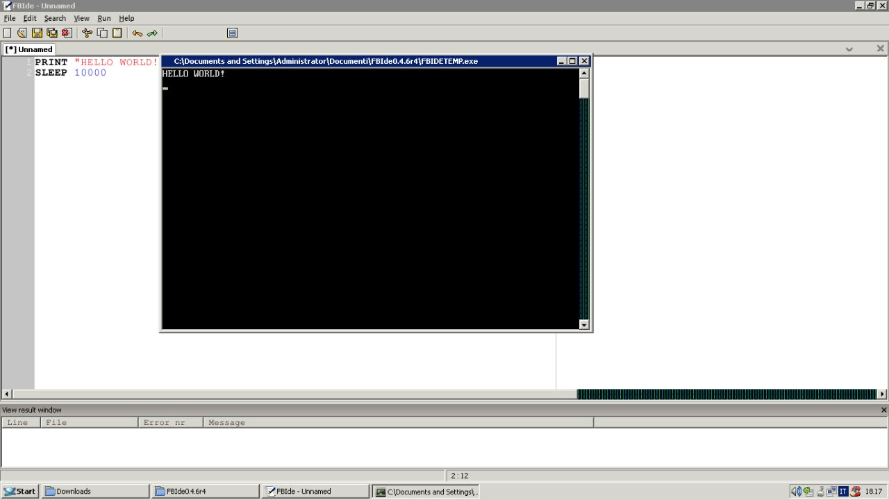Reactos on twitter fbide 0 4 6r4 opensource ide for freebasic