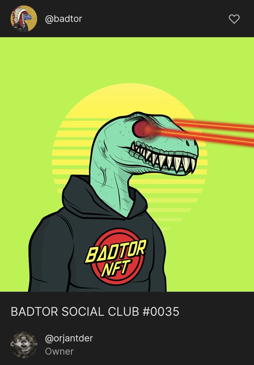 thanks to <a href="/orjantder/">فوزان Ojan</a> for purchasing Badtor Social Club #0035.. really do appreciate it bro!... LFG🚀🚀🚀🚀

#pentas #badtor