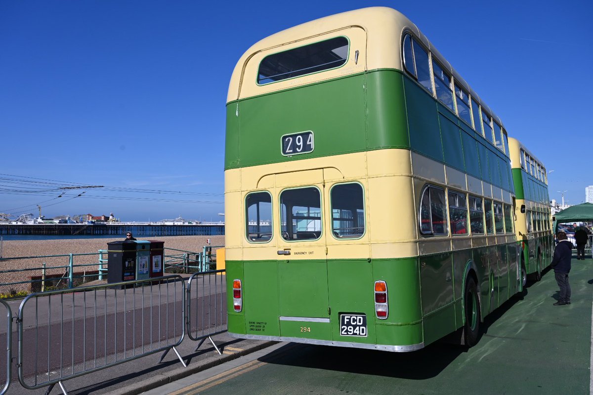 c_ashcroft404's tweet photo. Control buses now in place on a very sunny 🌞 Brighton seafront, ready for the arrival of the #HCVS London to Brighton run https://t.co/IszzroBmAu