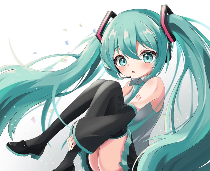 ミクさん!#初音ミク #イラスト 