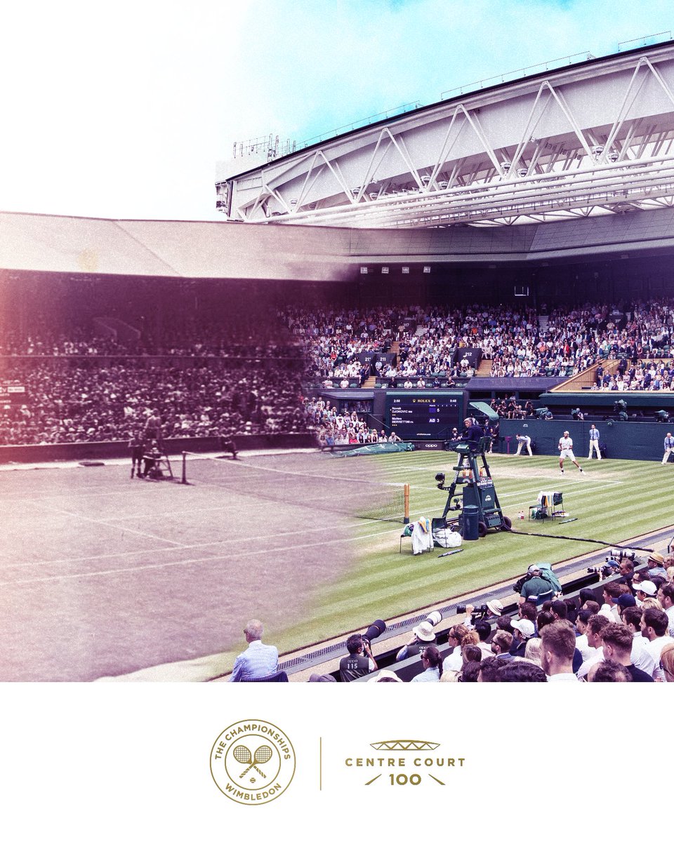 Wimbledon's tweet photo. Appearing on the horizon…

50 days to go until The 135th Championships, and Centre Court’s 100th birthday 🎉 https://t.co/e67pgyrJAY
