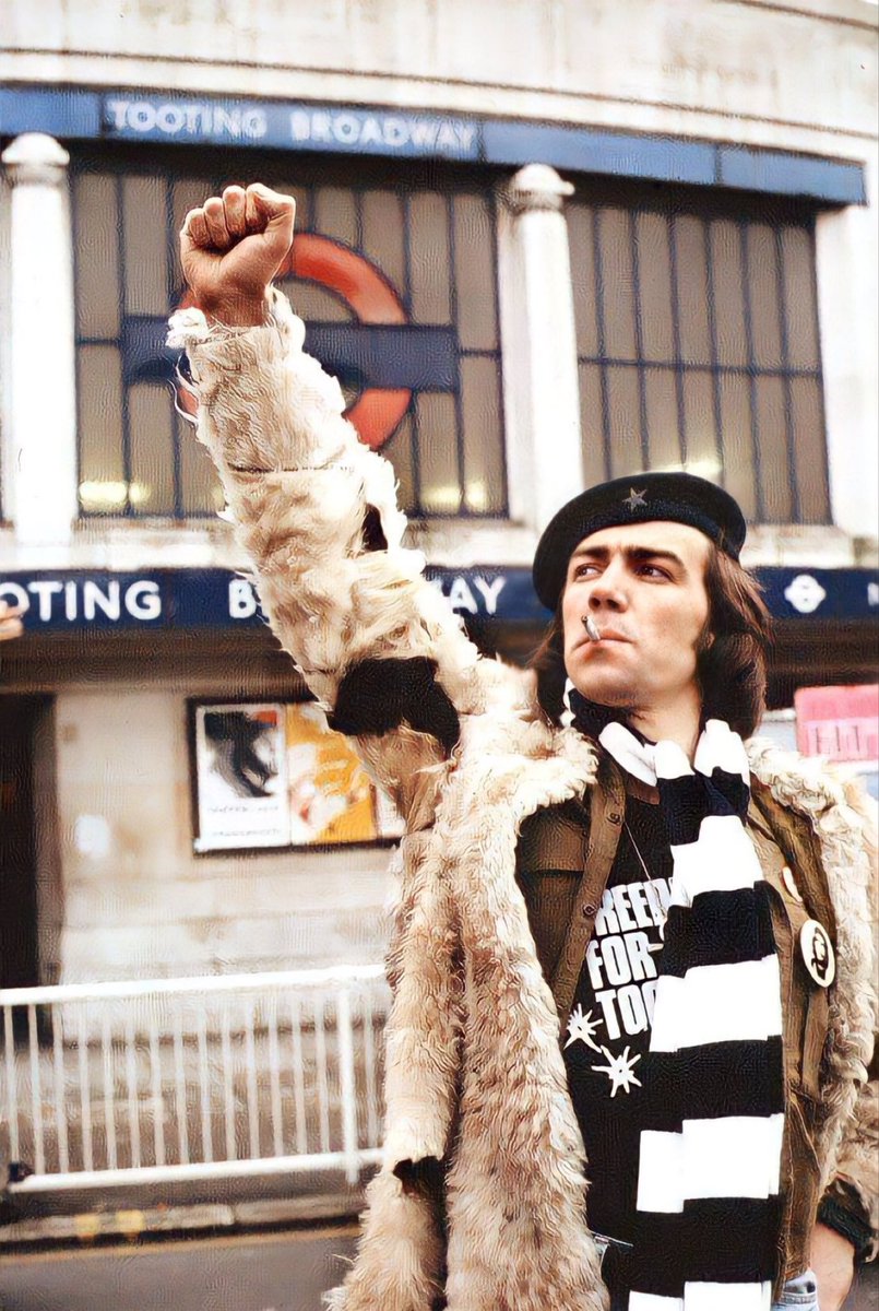 summerstown182's tweet photo. Was #FrankKitz the real-life revolutionary who inspired the creation of 70s TV icon ‘Wolfie Smith’ Leader of the #TootingPopularFront? Make you mind up as #KitzInFitz follows his radical trail from Covent Garden to Fitzrovia TODAY 2pm Leicester Square tube #FreedomForTooting https://t.co/DRYdX1QJrc