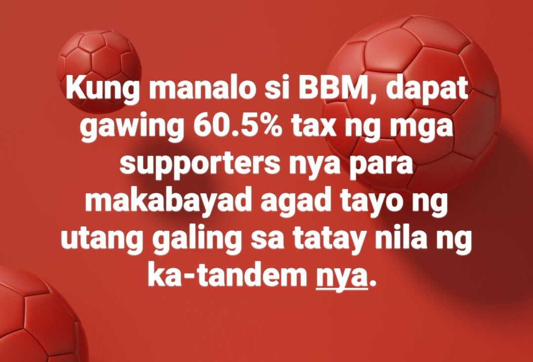 Retweet if you agree.

60.5% or kung gaano pa itinaas ng Dept to GDP natin dahil sa 600B na inutang nung march. 

#Ipana7oNa10ParaSaLahat
#Ipana10NatinParaSaLahat
#LeniKiko2022
#LeniKikoAllTheWay2022
#MothersDay
#BBMSaraUNITEAM
#MarcosDuterte2022
#MarcosMagnanakaw