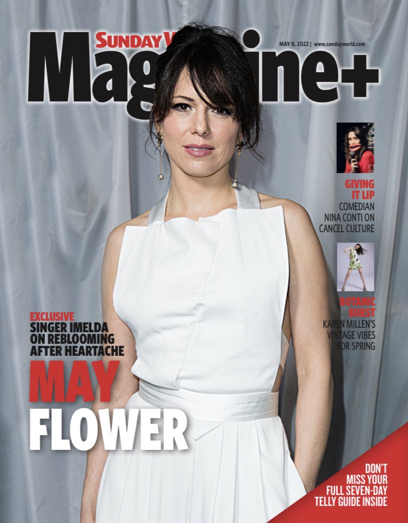SundayWorldMag's tweet photo. ๐ธThe fabulous @ImeldaOfficial on finally being comfortable in her own skin; ventriloquist @ninaconti chats masks and mating; plus more fabulous features, food and fashion in todayโs ๐๐๐ ๐๐ณ๐ข๐ง๐+ all FREE inside your @sundayworld๐คฉ#Maytheforce #TheDatingShow #Sundayreading https://t.co/Pljn8FhgNj