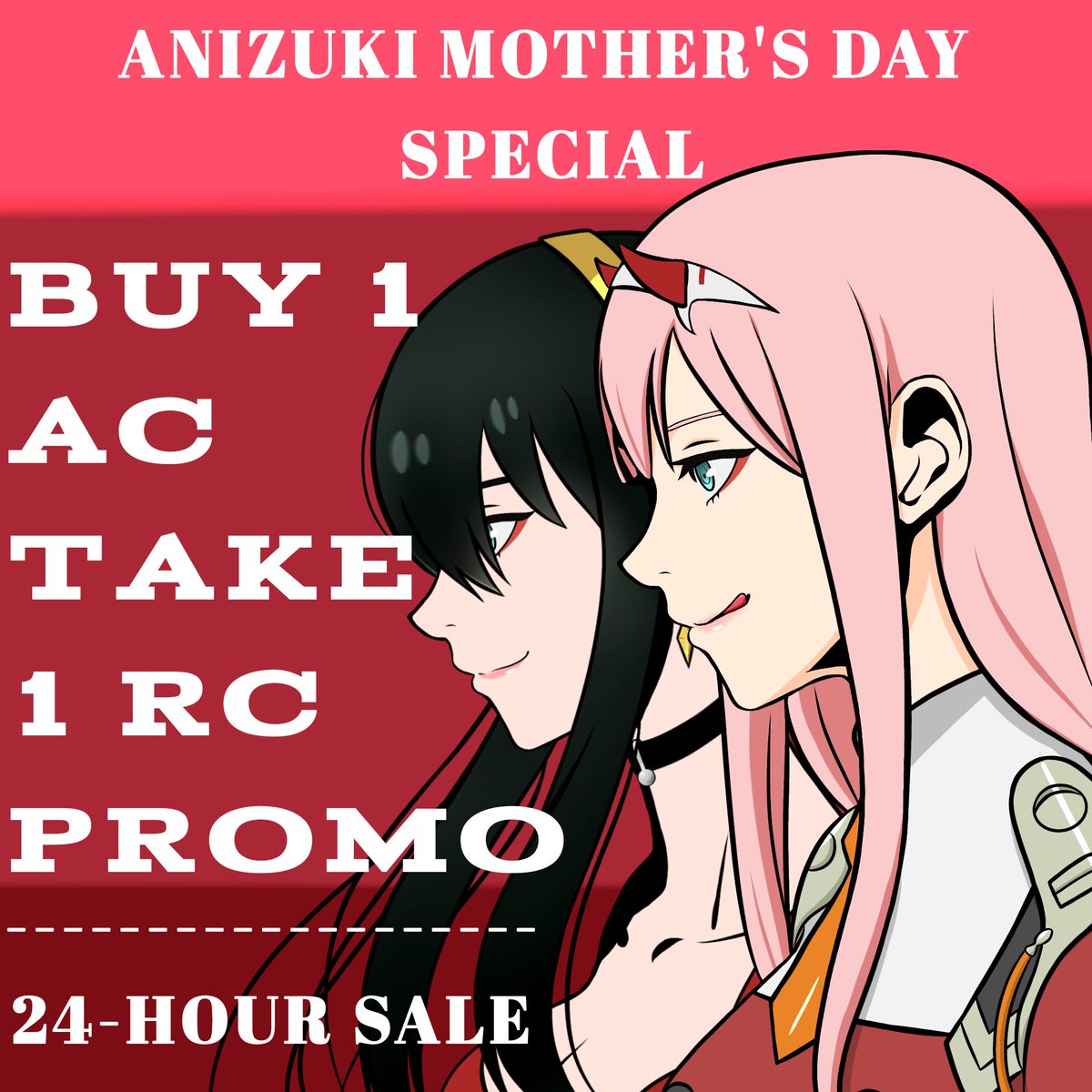 TeamAnizuki's tweet photo. In celebration of Mother's Day, we are hosting a BUY 1 AC TAKE 1 RC PROMO valid only until May 9, 2022 3:05 PM (GMT+8)!❣️

Have a blessed Sunday and Happy Mother's Day everyone!✨

Visit our discord server for more info: https://t.co/PeJbDafFKP https://t.co/ntPPas1EF8