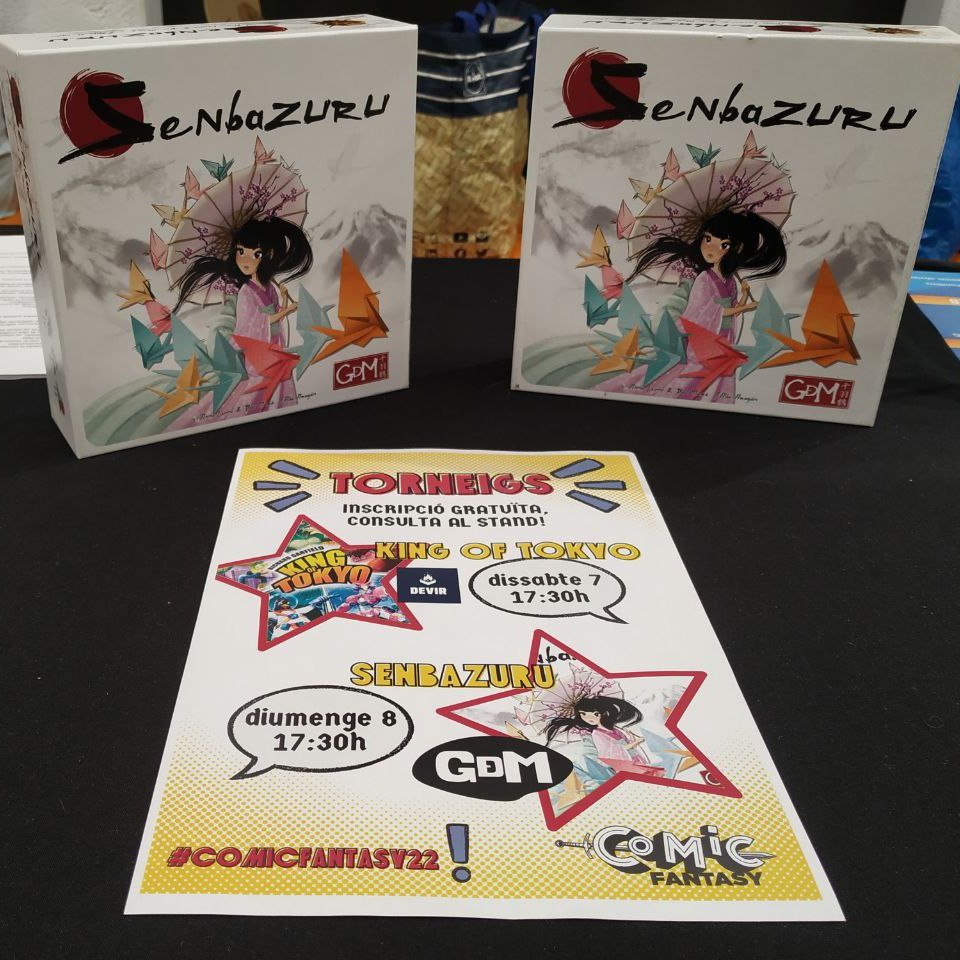 ALC_Stronghold's tweet photo. Si veniu avui al @COMIC_bcn us espera un #torneig de #Senbazuru! Un joc per a 2 de @Guerrademitos (i·lustrat per @AlbaAragonArt ❤️)
Vine al espai de #ComicFantasy22 per descobrir el joc: inscripció gratuïta i premi per les finalistes i guanyadora! 🥳🏆
#jocsdetaula🎲 https://t.co/5Q5PRupYzI