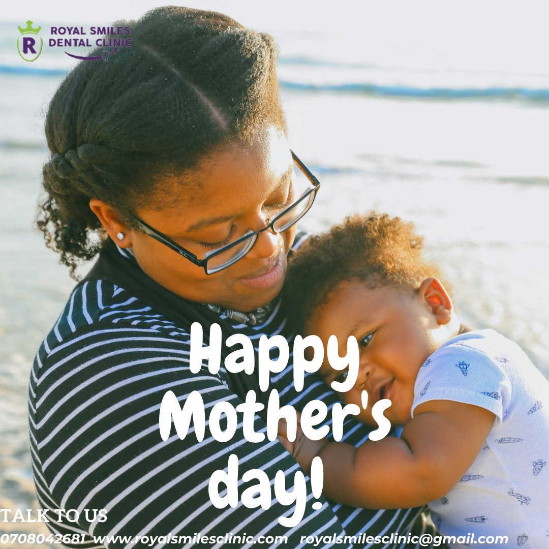 "A mother is your first friend,your best friend and your friend forever" ~Anonymous~.

Royal Smiles Dental Clinic wishes you a happy Mother's Day .We appreciate greatly ❤️😃!

0708042681.

#premiumdentalcare 
#mothersday2022 .