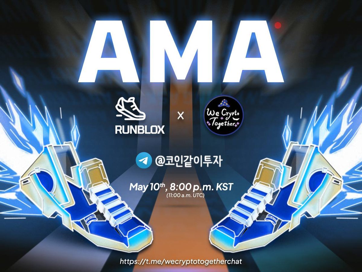 <a href="/RunBlox_io/">RunBlox🔺💙🔲 | RunOnArb</a> on #avax is rapidly occupying the market share of Korean M2E. 

It's excited to have <a href="/OpenBlox_io/">OpenBlox🔺💙</a> in my community on the coming Tuesday at 8PM in KST!

Come to my TG community 

Announce Channel: t.me/WeCryptoTogeth…
Communication Channel: t.me/wecryptotogeth…