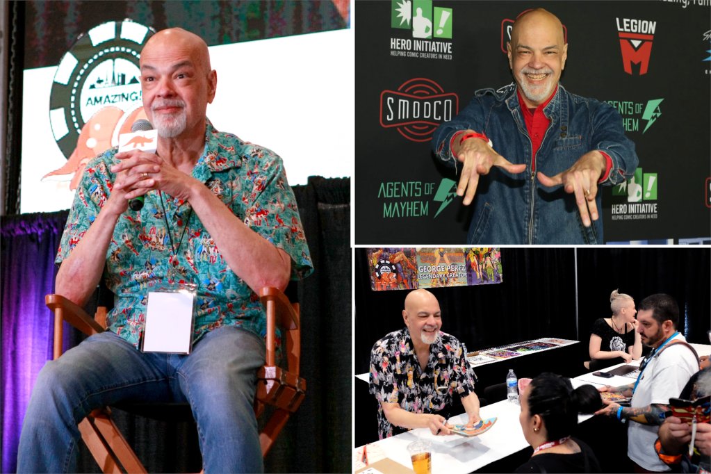 nypost's tweet photo. DC Comics legend George Perez, who relaunched 'Wonder Woman,' dead at 67 https://t.co/cK4hyQKXbj https://t.co/ydUThgPGrT