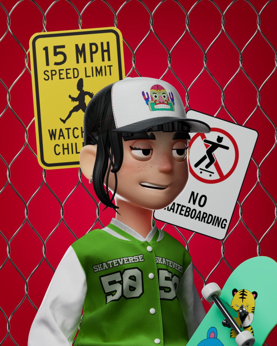 GIRL runs the world with her newest drip, and she’s looking for a “compadre” right now 👀

RT, Likes, and Tag your 3 friends to join her in the #5050Skateverse 

Win 3 WL, 24 hours 🛹