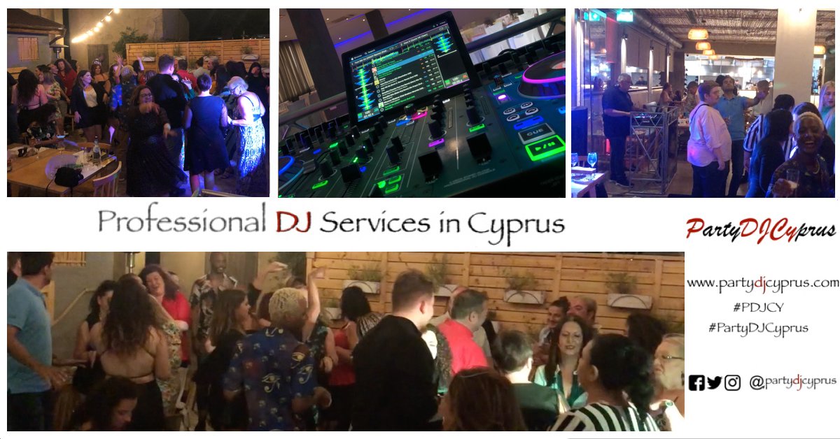 partydjcyprus's tweet photo. Are you having an Engagement, Wedding or Birthday &amp; require professional DJs, then why not contact #PartyDJCyprus

Over 35 years of experience, top-of-the-range equipment &amp; all genre of music, we will be there from start to finish.

#PDJCY #djsincyprus #professionaldjincyprus https://t.co/vLE2hYSynJ