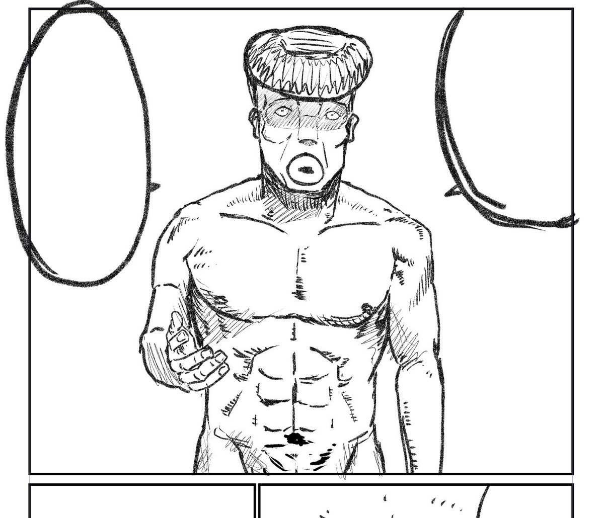 前作ではヒトの顔が結構他人の作品を意識していたためギクシャクしてしまっていたので、次作では思いっきり手癖で顔を描く。 